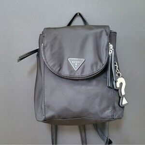 Guess Nylon Black Backpack 12 x 10